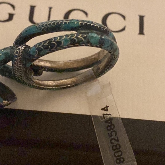 Gucci enamel double snake ring - Picture 4 of 16